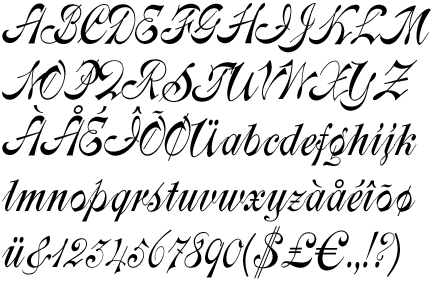 Identifont - Centennial Script