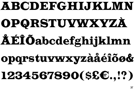 Wide Latin Fonts 26