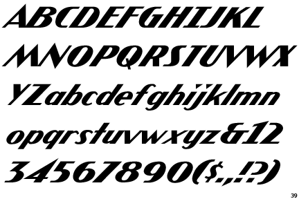 Atomic Font