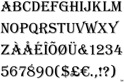 Architecture Font on Algerian Font Free