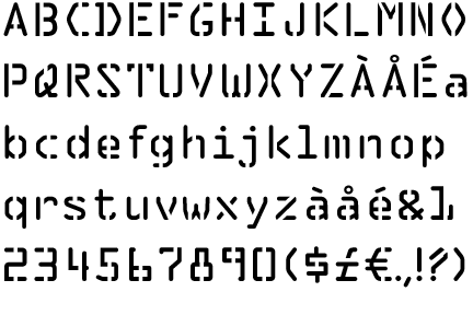 Arston Stencil Font Free filecloudar Arston Stencil Font Free filecloudar