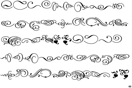 identifont dalliance flourishes