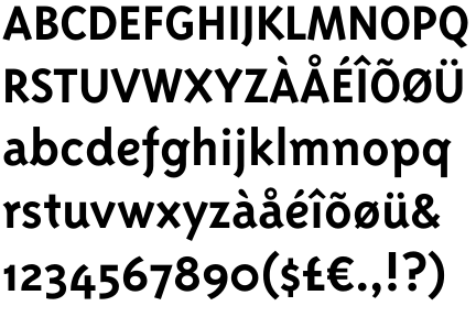 Triplex Sans Bold