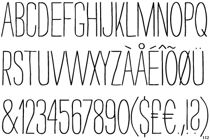 Narrow Font