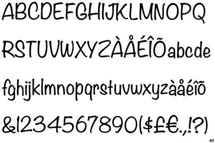 Font preview