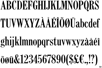 Century FB Bold Condensed