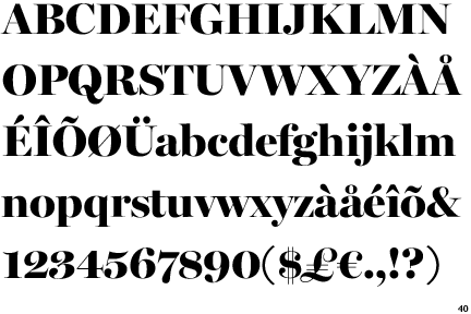 New Font Miller Banner
