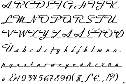 Identifont Streamline Light Extended