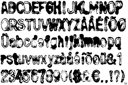 Thumbnail Bull SemiInked Font Download Thumbnail Bull SemiInked Font Download