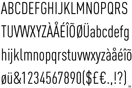 Din Cond Regular Font Free Download