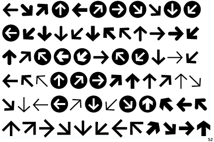 Information about the font FF Dingbats 20 Arrows One and where to buy it