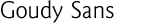 Goudy Sans
