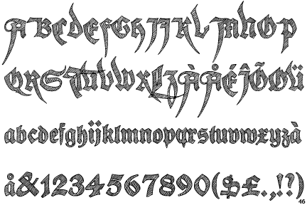 Identifont - Tentacle Szrift
