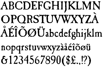 Caslon Antique (Group Type)