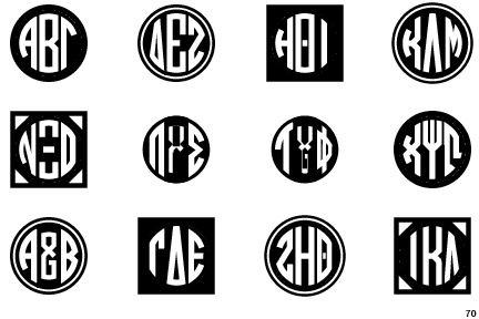 identifont circle greek greek letters font