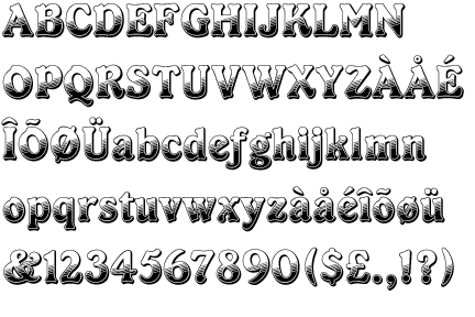 Thumbnail Cabaret ICG Font Download Thumbnail Cabaret ICG Font Download
