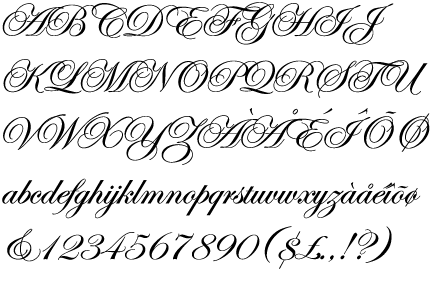 Edwardian Script is easily the most popular choice of font for tattoos where Edwardian Script is easily the most popular choice of font for tattoos where