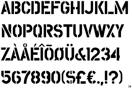 Information about the font Lettering Guide JNL and where to buy it