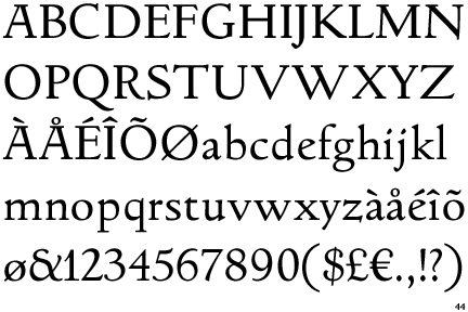 italian font