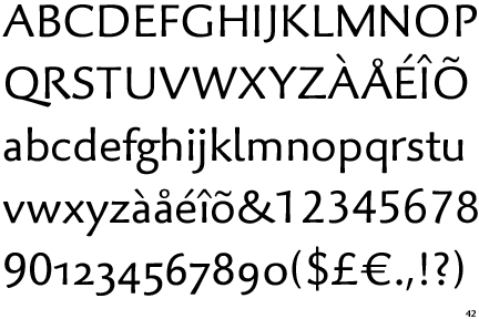 Font Palatino