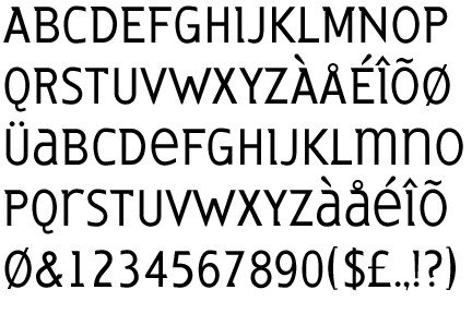 Kerning Unicase