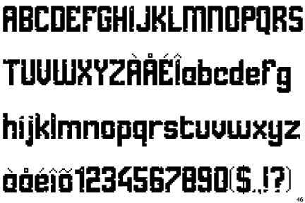 Tetris Font