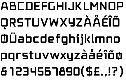 Fold Font