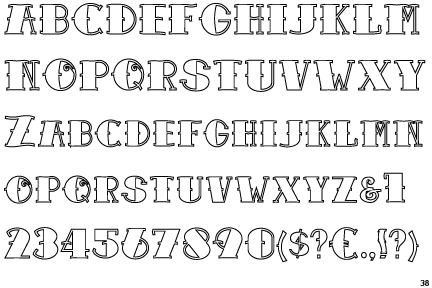These pretty cool tattoo fonts