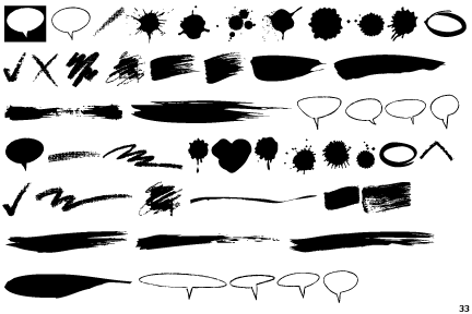 brush strokes expression