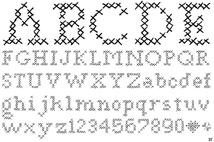 Information about the typeface Cross Stitch and where to buy it.