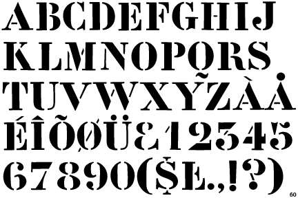 Information about the font P22 Pop Art Stencil and where to buy it