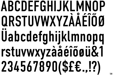 din condensed regular font free