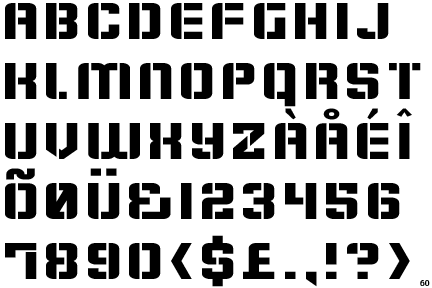 Flim Stencil Wide