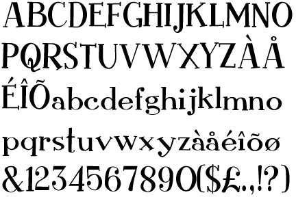 Identifont - Old English (Monotype)