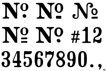 Crash Numbering Serif