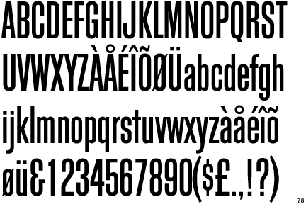 block gothic font