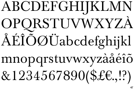 Baskerville No. 1 SB