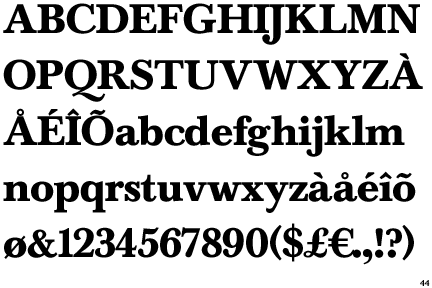 Baskerville No. 1 SH Bold