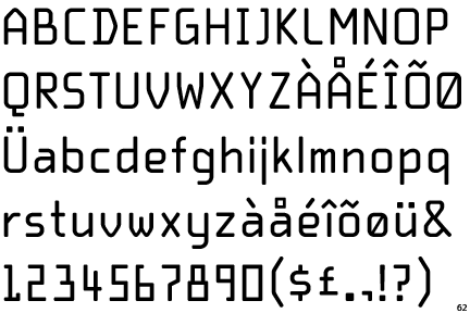 ocr font variations