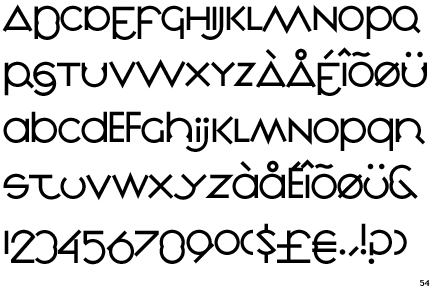 Cow Font
