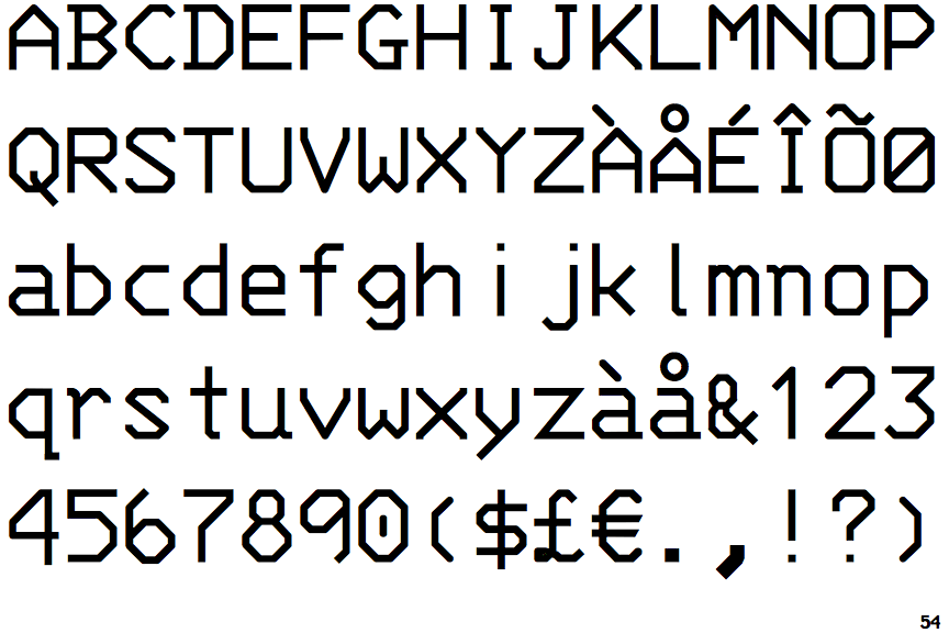 Identifont - 3270 Semi Condensed