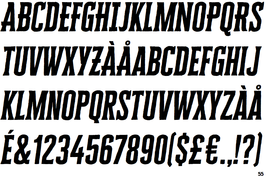 Cheddar Gothic Serif Italic