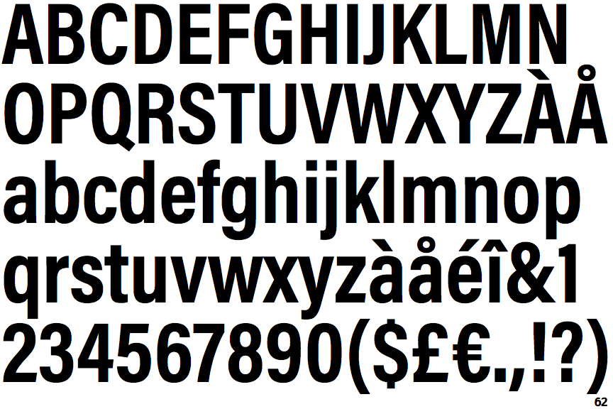 Acumin Condensed Bold