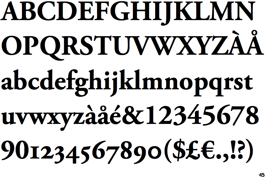 Adobe Garamond Bold