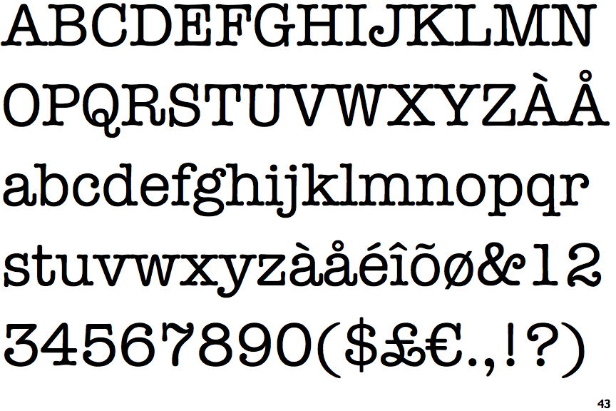 fonts, typefaces, typography — I love Typography (ILT)