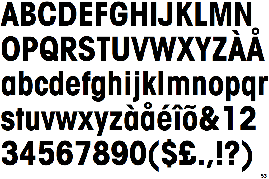 ITC Avant Garde Condensed Bold