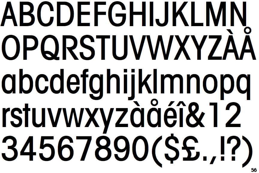 ITC Avant Garde Condensed Medium