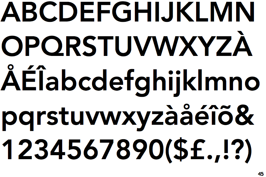 avenir next heavy font