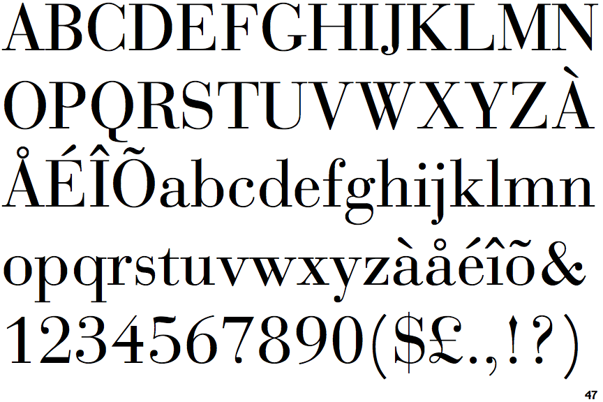 Bauer Bodoni