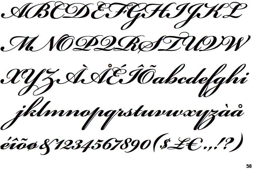 Bickham Script Bold